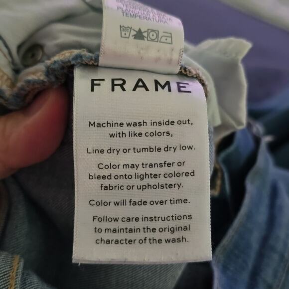 Frame Denim Le Skinny de Jeanne Crop jeans color Estella, very stretchy size 26 - Picture 6 of 6